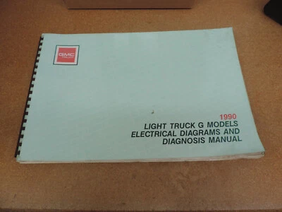 GMC Van Vandura Rally G1500 G2500 1990 diagramas de cableado eléctrico manual de servicio Foto 1 de 4