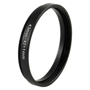 43-42 Step Down Filter Ring 43 x0,75 Stecker auf 42 mm x 1 Buchse Objektiv Adapter - Bild 1 von 4