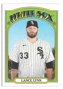Heritage 2021 High Number Lance Lynn impresión corta - Chicago White Sox - #709 - Imagen 1 de 1