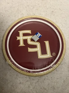 Florida State University Pack of 8 Party Dessert Plates 6 7/8 inch NEW - Picture 1 of 5