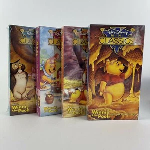 Lot of 4 Walt Disney Winnie The Pooh VHS Tapes Mini Classics NEW SEALED - Picture 1 of 9