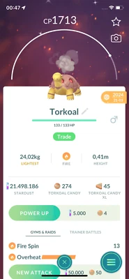 ✨Different SHINY Regional Pokemon Tropius Torkoal | 20K OR 80K Trades Are Fine ✨ - Image 1 of 2