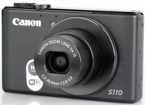 Canon PowerShot S110 12.1MP Digital Camera with 3-Inch LCD (Black) - Picture 1 of 12