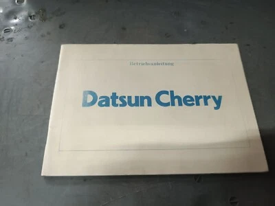 DATSUN CHERRY Manuale D'Uso 1981 Manuale Di Istruzioni N10 Libretto Di Bordo BA - Immagine 1 di 4