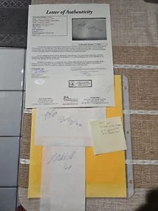 RARE! Oldest Autograph of Dwayne The Rock Johnson University of Miami Signed LoA - Picture 1 of 8