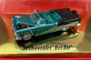 1:87 Classic Metal Works 30106 1955 Chevy Bel Air Convertible Turquoise HO5877 - Picture 1 of 4