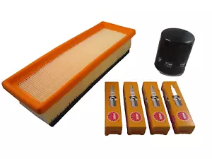 Kit de servicio de bujías filtro aire aceite Fiat 500 1.2 8v gasolina 2007 en adelante - Imagen 1 de 6
