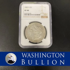 1883 S NGC XF40 Morgan Silver Dollar $1 US Mint Rare Key Date Coin 1883-S XF-40 - Picture 1 of 3