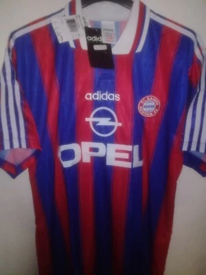 BAYERN MUNICH 1995-1996 BNWT Opel camiseta shirt trikot maillot maglia adidas - Imagen 1 de 4