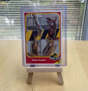 Vintage Kenner Jurassic Park Collector Card - #12 Velociraptor - Raptor Escape - Bild 1 von 2