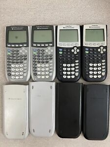 Texas Instruments Ti-84 Plus Graphing Calculator lot of 4 (Free Fast Ship) Read