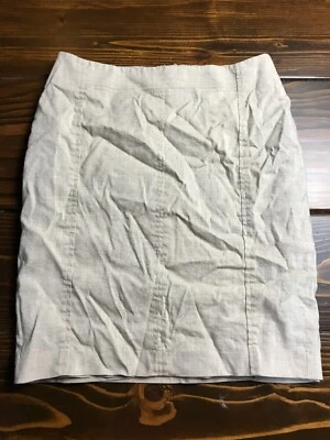 Halogen Skirt, Women's Size 6 Petite, Tan, Linen Blend, Pencil Skirt - Image 1 of 4