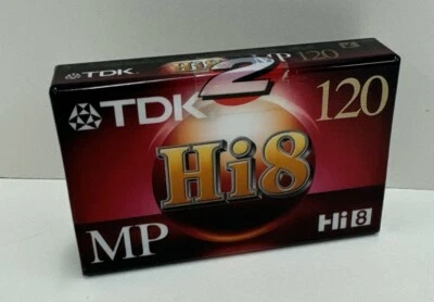 TDK, MP, P6-120H8MP, Hi8, 120 min: NUEVO SELLADO SIN USAR Foto 1 de 2