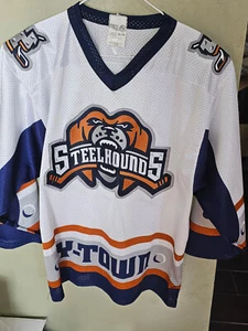 YOUNGSTOWN STEELHOUNDS MINOR LEAGUE HOCKEY JERSEY SIZE XL YOUTH - Picture 1 of 4