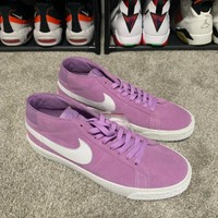 Nike SB Zoom Blazer Chukka Violet Purple AT9765-500 Menâs Sz 5.5/ Womenâs Sz 7 | eBay