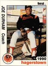1990 Hagerstown Suns Best #6 Joe Durham CO