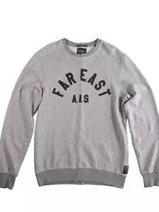 Scotch Soda Felpa Girocollo Uomo Taglia Media Manica Lunga Grigio Ottime Condizioni - Foto 1 di 8