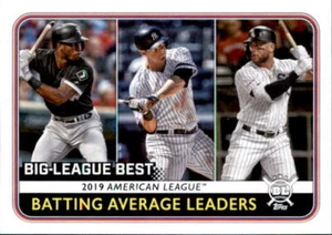 Tm Anderson/DJ LeMahieu/Yoan Moncada 2020 Topps Big League Leaders Card #251 - Picture 1 of 2
