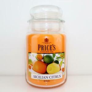 Price`s Patent Candles Limited Large Jar 630 g Sicilian Citrus -t-