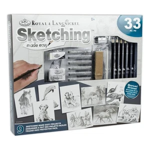 Art Adventure Sketching Made Easy Crayon - 33 Piece Set - Picture 1 of 9