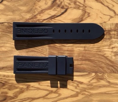 cinturino panerai  24 mm in gomma  … panerai 24 mm  rubber Strap… Foto 1 de 3