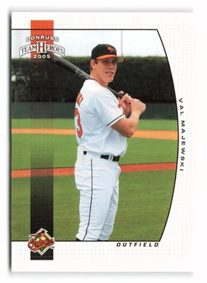 2005 Donruss Team Heroes #344 Val Majewski Baltimore Orioles - Image 1 of 2