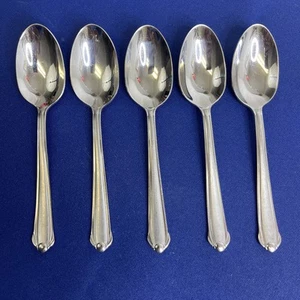 (5) Mikasa CLASSICO SATIN Teaspoons 18/0 Stainless 6-3/8" Indonesia Flatware - Picture 1 of 9