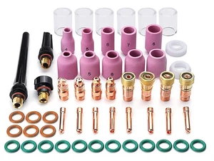 55pcs Welding Accessories Kit for Argon Torch Copper Electrode Practical Design - Picture 1 of 12