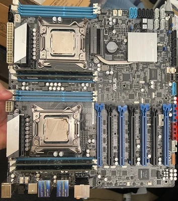 Комбинированная виртуализация: ASUS Z9PE-D8 WS Motherbaord, 2x Xeon E5-2687W, 32 ГБ RAM - Изображение 1 из 4