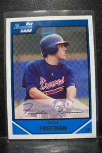 FREDDIE FREEMAN 2007 Bowman Draft #12 Braves, Dodgers 1st Bowman - Picture 1 of 1