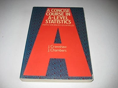 A Concise Course in Advanced Level Statistics: With... by Chambers, J. Paperback Foto 1 de 2