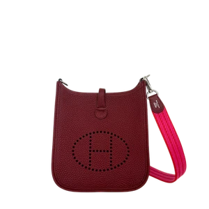 Hermès 16 Amazone Clemence/Sangle Rot Orange Fullset / neuwertig - Bild 1 von 12