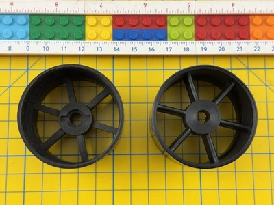 BP Racing cerchio anteriore nero 1:8 (2pz) vintage modellismo - Immagine 1 di 4