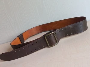 Cinturón de cuero de oficial raro de la RKK URSS, modelo 1932, 126 см 49,61 inc - Imagen 1 de 14