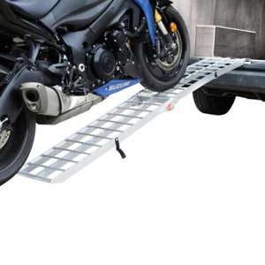 Rampa de Carga Plegable Oxford Aluminio Ancha Moto 2.1M x 27.5cm - Imagen 1 de 4