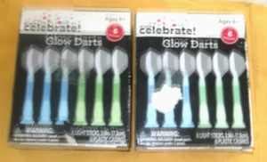 NEU! 2 Celebrate Glow Darts - 6er Box / nie benutzt - KOSTENLOSER VERSAND MIT VERSICHERUNG - Bild 1 von 11
