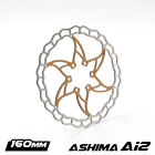ASHIMA Ai2 Disc Brake Rotor, The World&#39;s Lightest Disc Rotor, 160mm, Gold