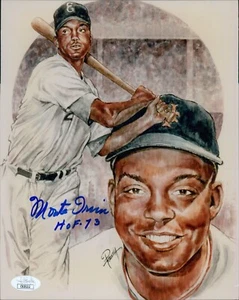 Monte Irvin New York Giants Signed 8x10 Matte Photo JSA Authenticated - Picture 1 of 2