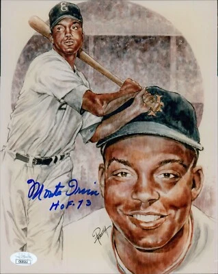 Monte Irvin New York Giants Signed 8x10 Matte Photo JSA Authenticated - Image 1 of 2