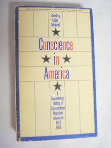 Conscience In America 1968 Paperback History Conscientious Objectors 1757-1967 - Bild 1 von 1