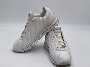 Vintage Reebok Classic 507 Leather Athletic union jack Shoes WHITE Women's 11 - Picture 1 of 13