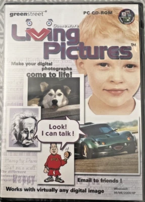 LIVING PICTURES - MAKE DIGITAL PHOTOS COME TO LIFE PC CD ROM GREENSTREET - Image 1 of 2