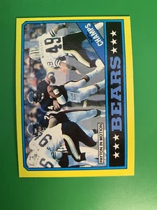 1986 Topps Bears Team Leaders TL #9 Chicago Bears - Picture 1 of 2