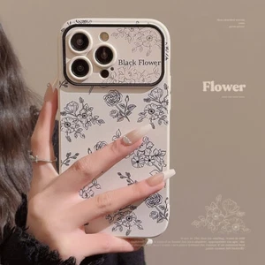 Rose Silicone Phone Case Cover For iPhone 15 14 13 12 11 Pro Max XS Max - Picture 1 of 6