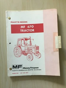 Massey-Ferguson MF 670 Tractor Parts Book Manual Catalog, original - Picture 1 of 1