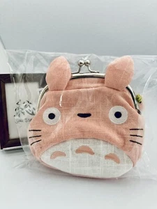 Studio Ghibli Totoro Gamaguchi Pouch Sakura (cherry Blossom) Pink New Japan - Picture 1 of 3