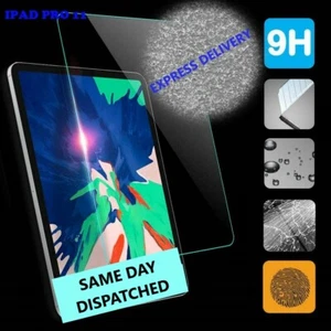 TEMPERED GLASS ULTRA THIN CLEAR FOR ALL APPLE IPAD PRO 11 - Picture 1 of 2