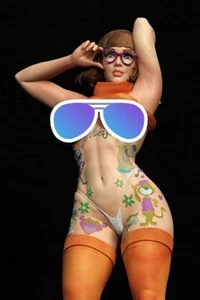 1/24 Scale Resin Figure Model Velma Cosplay NSFW Kit Unpainted Unassembled Toy - Picture 1 of 2