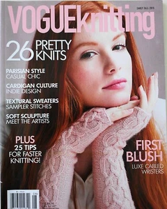 Vogue Knitting Early Fall 2015 Parisian Style 26 Pretty Knits Knitting Patterns - Picture 1 of 2