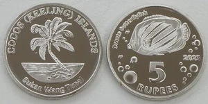 Wyspy kokosowe / Cocos (Keeling) Islands 5 rupii 2023 Falterfish unz. - Zdjęcie 1 z 1